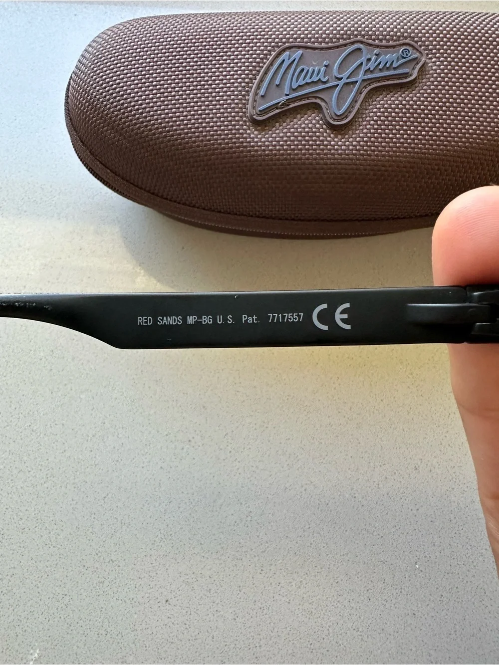 Maui Jim Red Sands Polarized Black Sunglasses